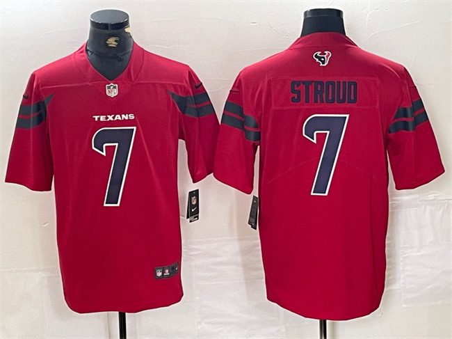 Men's Red Houston Texans #7 C.J. Stroud Vapor Untouchable Stitched Football Jersey